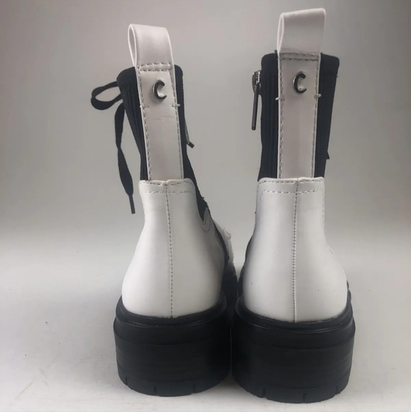 Circus by Sam Edelman Womens Giovanny White Ankle Sz. 8.5 Boots - Picture 9 of 11
